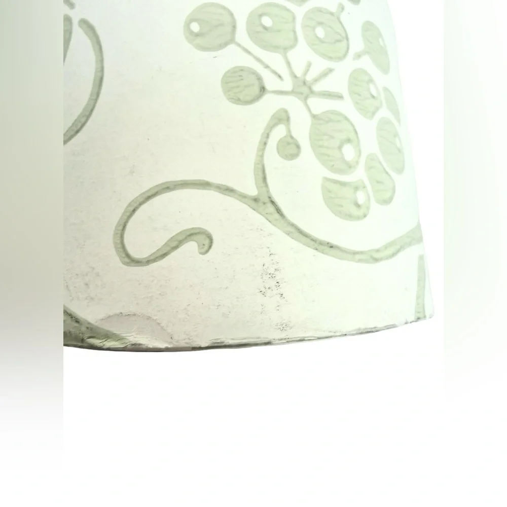 Block Painted Wallpaper Green Ivy Vine Pattern Farrow & Ball Florals Collection